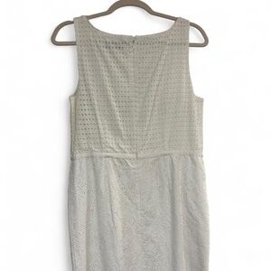 Loft white eyelet dress